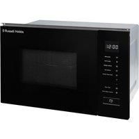 Russell Hobbs Built in 20 Litre Touch Control Digital Microwave with Grill, Defrost Setting, 5 Power Levels, 8 Autocook Settings, Black RHBM2002B