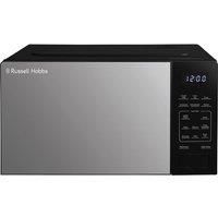 Russell Hobbs Touch Control Digital Solo Microwave 20L 800W in Black with 10 Power Levels, 6 Auto Cook Menus, Defrost Control, Clock & Timer RHMT2005B