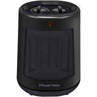 Russell Hobbs Electric Heater 2000W Oscillating Fan Ceramic Black RHFH1008B