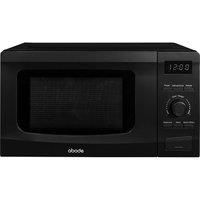 Abode Black Microwave 20L 700W Digital with 8 Auto Cook Menus & Defrost AMD2002B