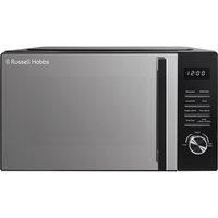 Russell Hobbs Black Microwave 23 Litre 900W Microwave, 3-in-1 1000W Grill and 1700W Oven, 5 Power Levels, 10 Autocook Settings including Defrost, RHM2366B
