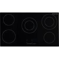 Russell Hobbs Electric Hob 90 cm Ceramic Cooktop with 5 Cooking Zones, Touch Contrtol & Easy Clean, Safety Cut Off, Integrated Timer & 2 Rapid Zones RH90EH7011, 2 Year Guarantee