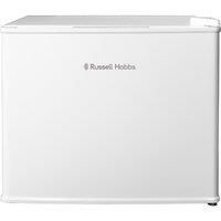 Russell Hobbs Quiet Mini Fridge 17L Thermoelectric for Drinks with Adjustable Thermostat, Portable Mini Cooler in White, Compact For Bedroom, Home, Caravan, Car RH17CLR1001