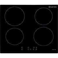 Russell Hobbs Induction Hob 77 cm Ceramic Cooktop with 4 Cooking Zones, Pan Sensor, Touch Control & Easy Clean, Safety Cut Off, Integrated Timer & Boost Function RH77IH511B, 3 Year Guarantee