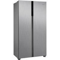 Russell Hobbs Freestanding American Fridge Freezer 442 Litre 70/30 Stainless Steel Super Freeze Function 177cm Tall & 90cm Wide with 5 Glass Shelves, 2 Year Guarantee, RH90AFF201SS