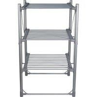 Abode Electric Clothes Dryer Heated Airer with 30 Rails & Cover AECRD2003