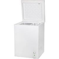 Russell Hobbs White Chest Freezer 143L Freestanding with 5 Year Warranty, Adjustable Thermostat, Chill or Freeze Function, 4 Star Freezer Rating & Suitable for Outbuildings & Garages RH142CF0E1W