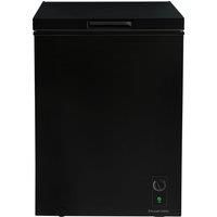 Russell Hobbs Black Chest Freezer 143L Freestanding with 5 Year Warranty, Adjustable Thermostat, Chill or Freeze Function, 4 Star Freezer Rating & Suitable for Outbuildings & Garages RH142CF0E1B