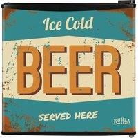 Kuhla Black Mini Fridge 45 Litre Beer Design Table Top Cooler KTTF0E6B-1011