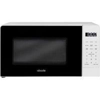 Abode Touch Control Microwave 20 Litre White Digital 700W with Clock & Timer, 5 Auto Cook Settings & Defrost, 11 Power Levels AMT2012 (White)