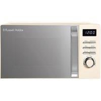Russell Hobbs RHMD818C Digital Microwave Oven with 5 Power Levels 20L 800W Cream