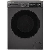 Russell Hobbs Freestanding Washing Machine, 9kg Capacity, 1400 rpm, 15 Programmes, Eco Technology, Rapid Wash Cycles, Anthracite, RH914W116AN