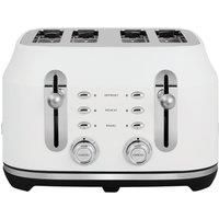 Rangemaster RMCL4S304WH Classic 4 Slice Toaster - White