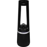RUSSELL HOBBS RHBLDL25B Hot & Cool Bladeless Tower Fan - Black, Black