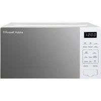 Russell Hobbs Touch Control Digital Solo Microwave 20L 800W with 10 Power Levels, 6 Auto Cook Menus, Defrost Control, Clock & Timer RHMT2005-M