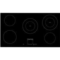 Russell Hobbs, Black, 60cm Induction Hob with Dual Flex Bridge, Multi-Slider Touch Control, 99 Minute Timer, 9-Stage Power Settings, Boost function, Pan Sensor
