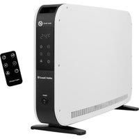 Russell Hobbs Digital Convection Heater 2000W Electric Turbo Fan White, Adjustable Thermostat with 3 Heat Settings, Overheat Protection, 24hr Auto Timer, Remote Control RHCVHTF2004