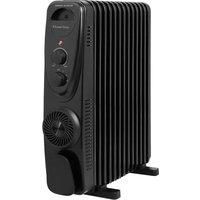 RUSSELL HOBBS RHOFR2403B Portable Oil-Filled Radiator - Black, Black