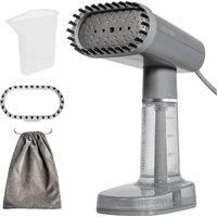 Abode Clothes Steamer Garment Steamer Portable Handheld 1000W Steam Iron in Grey for Home, Office, Travel, 300ML Detachable Large Capacity Water Tank, Wrinkle Remover AGS3001 (Grey)