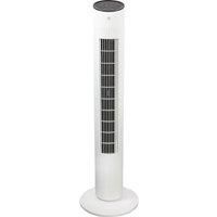 Russell Hobbs Premium Tower Fan in White Electric Pedestal Fan with Remote Control, Tall Standing Fan, 1m Height, 3 Speed Settings, Oscillating Fan & Adjustable Tilt, 32W, 2 Year Guarantee, RHTWR3S