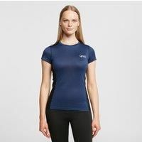 North Ridge Women's Resistance Short Sleeve Baselayer Top, Blue