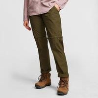 HI-GEAR Women's Nebraska II Zip-Off Walking Trousers, Green