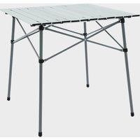 Hi-Gear Lightweight Elite Single Camping Table, Folding Table, Ideal for Picnics at the Park or the Beach, Camping Furniture, Camping Equipment, Silver, One Size