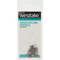 Westlake Waggler Link Swivels Size 12, Silver