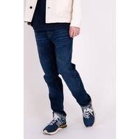 Slim Fit Straight Leg Mid-Rise Denim Jeans