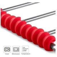 Silicone Oven Rack Guards Heat-Insulated Clips Kitchen Accessories Baking Safety