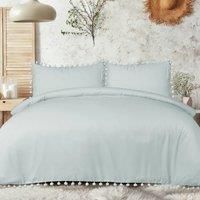 Pom Pom Bedding Luxury Duvet Cover and Pillowcase Set
