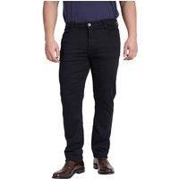Mens Skinny Jeans Slim Fit Indigo Black Mid Casual Denim Pants Waist Size 30-38"
