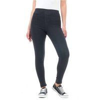 Smart Living Women's Skinny Fit Denim Jeggings with Pockets - Casual Trousers in Black | Size: 18