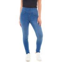 Skinny Fit Denim Jeans Jeggings Pull On Casual with Pockets
