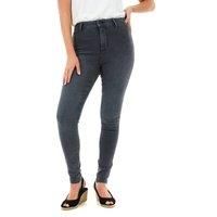 Smart Living Women's Stylish Skinny Fit High Waisted Denim Jeans in Grey | Size: 10