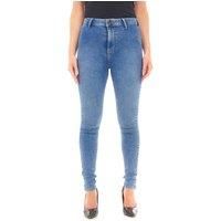 Smart Living Women's Stylish Skinny Fit High Waisted Denim Jeans in Pale Blue | Size: 26