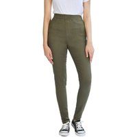 M17 Women Ladies Denim Jeans Jeggings Skinny Fit Classic Casual Trousers Pants with Pockets (8, Khaki)