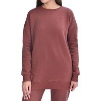 Smart Living Unisex Comfortable Casual Polycotton Crew Neck Sweatshirt in Chocolate | Size: Medium