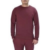 Classic Plain Crew Neck Long Sleeve Pullover Sweatshirt Jumper