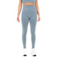 High Waist Solid Marl Leggings with Bum Lift - Flexible Activewear