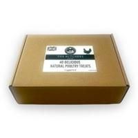 Natural Poultry Dog Treat Box 40 Pcs Chicken Duck Treats Chews Feet Wings Sticks