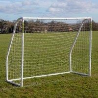Airwave Strike Children/'s Weatherproof Football Goal, White, 8x6ft