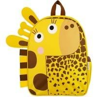 Giraffe Backpack Kids Girls Boys School Bag Book Bag Accessories Yellow Pockets