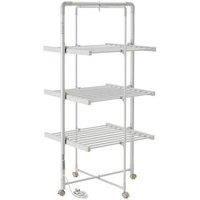 Easylife Heated Airer with timer - XL size | Strong & Sturdy Clothes Indoor Dryer | Rack Includes Electric Heated Rails For Natural Drying | With added Timer | Extra Large