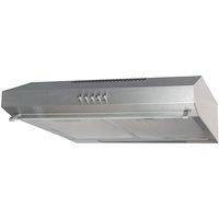 SIA STH50SS 50cm Stainless Steel Slimline Visor Cooker Hood Extractor Fan