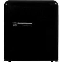 Black Retro Mini Fridge/Table top Drinks Cooler 45L for Smaller Kitchens, Caravans, Student Rooms & other small spaces - SIA RFM44K