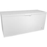 560L White Chest-Style Freezer, Adjustable Temperature, Freestanding With Adjustable Feet and 2 Wire Freezer Baskets - SIA CHF600WH