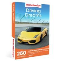 Red Letter Days Driving Dreams Gift Voucher – 250 exhilarating driving experiences