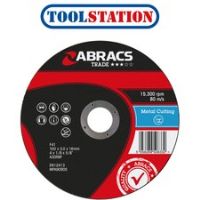 Abracs Trade Flat Metal Cutting Discs 100mm x 3mm x 16mm