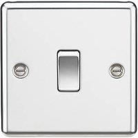 KnightsBridge 10AX 1G Intermediate Switch - Rounded Edge Polished Chrome